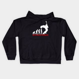 bass player, bass evolution Kids Hoodie